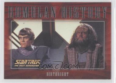 2002 Rittenhouse Star Trek: Nemesis - Romulan History #R14 - Birthright