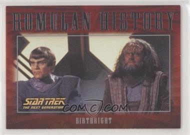 2002 Rittenhouse Star Trek: Nemesis - Romulan History #R14 - Birthright