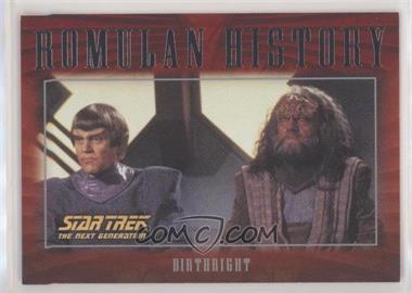 2002 Rittenhouse Star Trek: Nemesis - Romulan History #R14 - Birthright