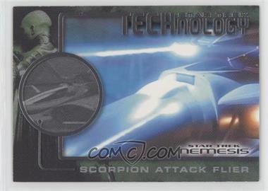 2002 Rittenhouse Star Trek: Nemesis - Technology #T8 - Scorpion Attack Flier