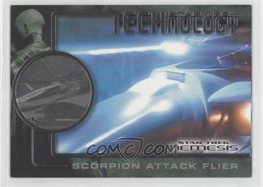 2002 Rittenhouse Star Trek: Nemesis - Technology #T8 - Scorpion Attack Flier