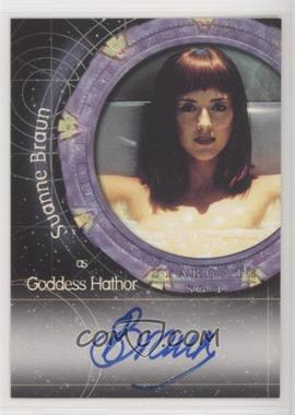 2002 Rittenhouse Stargate SG-1 Season 4 - Autographs #A10 - Suanne Braun as Goddess Hathor