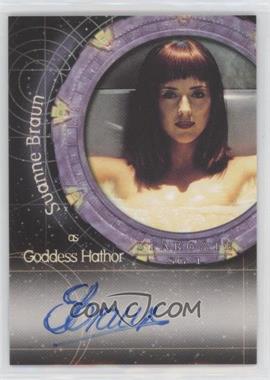 2002 Rittenhouse Stargate SG-1 Season 4 - Autographs #A10 - Suanne Braun as Goddess Hathor