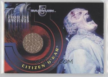 2002 Rittenhouse The Complete Babylon 5 - From The Archives Costumes #C2 - Citizen G'Kar