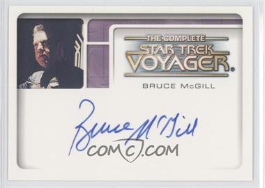 2002 Rittenhouse The Complete Star Trek: Voyager - Autographs #A5 - Bruce McGill as Captain Braxton