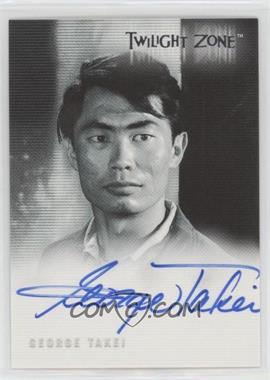 2002 Rittenhouse Twilight Zone: Shadows and Substance Series 3 - Autographs #A-51.2 - Case Topper - George Takei as Taro