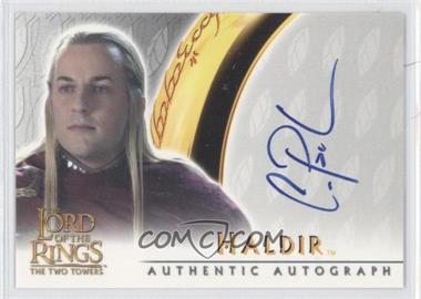 2002 Topps The Lord of the Rings The Two Towers - Autographs #_CRPA - Craig Parker as Haldir