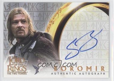 2002 Topps The Lord of the Rings The Two Towers - Autographs #_SEBE - Sean Bean as Boromir