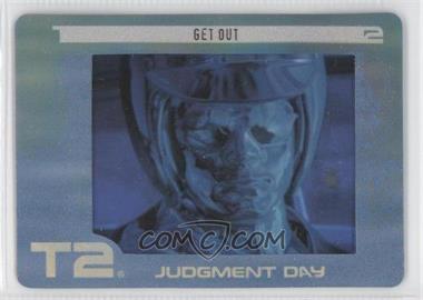 2003 Artbox Terminator 2: Judgement Day FilmCardz - Ultra-Rare Metal #UR3 - Get Out