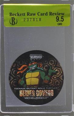 2003 Fleer Teenage Mutant Ninja Turtles Series 1 - Sewer Covers #4 SC - Michelangelo [BRCR 9.5]