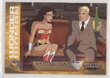 2003 Inkworks Justice League - [Base] #36 - Wonder Woman - A Date with Colonel Trevor