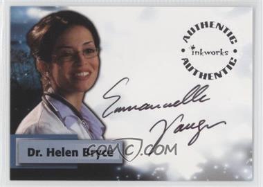 2003 Inkworks Smallville Season 2 - Authentic Autographs #A12 - Emmanuelle Vaugier as Dr. Helen Bryce