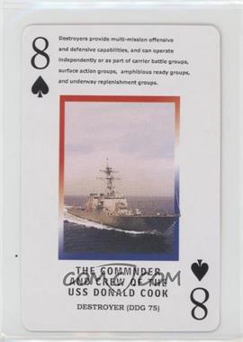 2003 Limited Treasures Operation Iraqi Freedom - Playing Cards #8S - USS Ddonald Cook