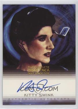 2003 Rittenhouse The Complete Star Trek: Deep Space Nine - Autographs #A7 - Kitty Swink as Luaran