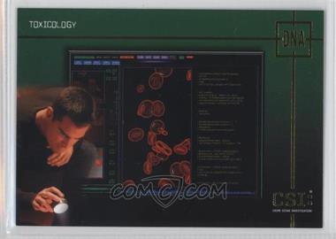 2003 Strictly Ink CSI: Crime Scene Investigation - DNA Fingerprint #DNA6 - Toxicology