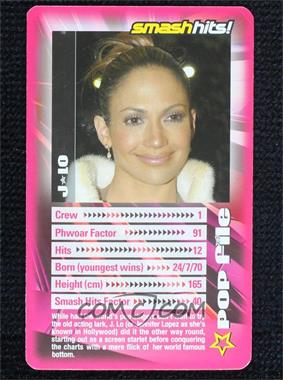 2003 Top Trumps Smash Hits! Popstars 2 - [Base] #_JELO - Jennifer Lopez