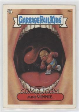 2003 Topps Garbage Pail Kids All-New Series 1 - [Base] #27a - Mini Vinnie