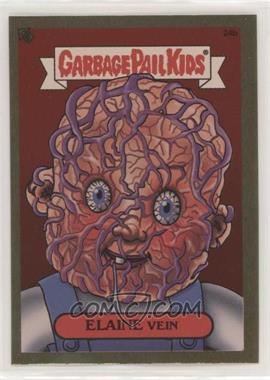 2003 Topps Garbage Pail Kids All-New Series 1 - Foil Stickers - Gold #24b - Elaine Vein