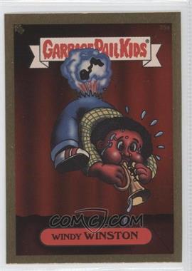 2003 Topps Garbage Pail Kids All-New Series 1 - Foil Stickers - Gold #25a - Windy Winston