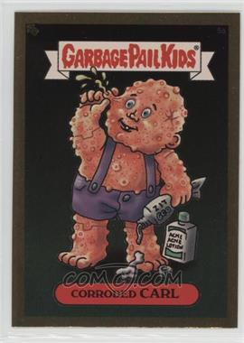 2003 Topps Garbage Pail Kids All-New Series 1 - Foil Stickers - Gold #5a - Corroded Carl