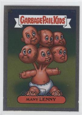 2003 Topps Garbage Pail Kids All-New Series 1 - Foil Stickers - Silver #14a - Many Lenny