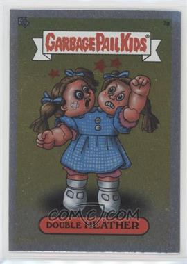 2003 Topps Garbage Pail Kids All-New Series 1 - Foil Stickers - Silver #7a - Double Heather