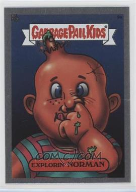 2003 Topps Garbage Pail Kids All-New Series 1 - Foil Stickers - Silver #9a - Explorin' Norman