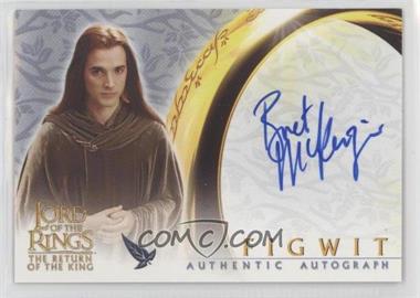 2003 Topps The Lord of the Rings: The Return of the King - Authentic Autograph #_BRMC - Bret McKenzie as Figwit