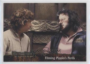 2003 Topps The Lord of the Rings: The Return of the King - [Base] #86 - Behind the Scenes - Filming Pippin's Perils