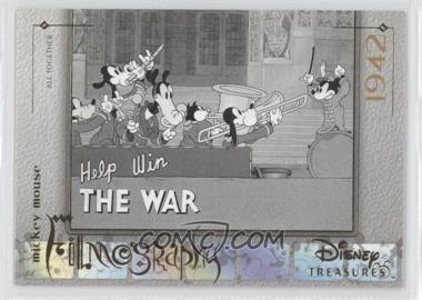 2003 Upper Deck Entertainment Disney Treasures 1 (Mickey Mouse) - Spotlight on Mickey Mouse Filmography #MM34 - All Together