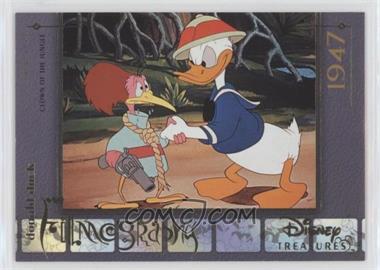 2003 Upper Deck Entertainment Disney Treasures 2 (Donald Duck) - Donald Duck Filmography #DD27 - Clown of the Jungle