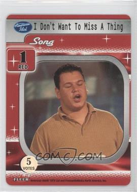 2004 American Idol - Season 3 Card Game #_IDMT - I Don't Want To Miss A Thing (Song)