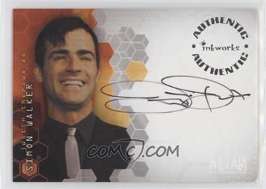 2004 Inkworks Alias Season 3 - Autographs #A27 - Justin Theroux as Simon Walker [EX to NM]