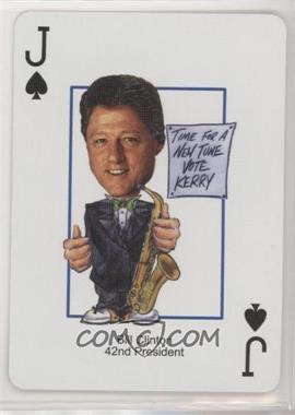 2004 Presidential Decks 2004 Vote Kerry Playing Cards - [Base] #JS - Bill Clinton 42nd President