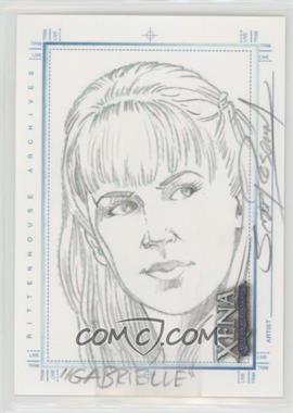 2004 Rittenhouse Art and Images of Xena: The Warrior Princess - Sketchafex #_SCRO - Scott Rosema /1