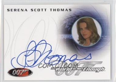 2004 Rittenhouse James Bond: The Quotable James Bond - Horizontal Autographs #A4 - The World is Not Enough - Serena Scott Thomas as Dr. Molly Warmflash (The World is Not Enough)