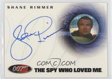 2004 Rittenhouse James Bond: The Quotable James Bond - Horizontal Autographs #A44 - The Spy Who Loved Me - Shane Rimmer as Commander Carter