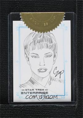 2004 Rittenhouse Star Trek: Enterprise Season 3 - Case Topper SketchaFEX #_TPJC - T'Pol by John Czop [Uncirculated]