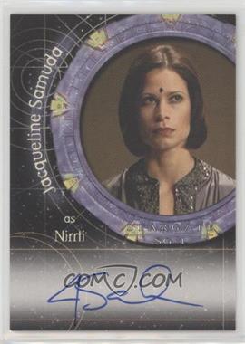 2004 Rittenhouse Stargate SG-1: Season 6 - Autographs #A39 - Jacqueline Samuda as Nirrti