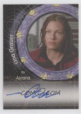 2004 Rittenhouse Stargate SG-1: Season 6 - Autographs #A41 - Ona Grauer as Ayiana