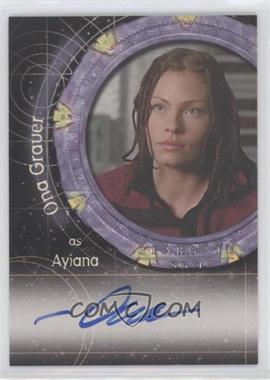2004 Rittenhouse Stargate SG-1: Season 6 - Autographs #A41 - Ona Grauer as Ayiana