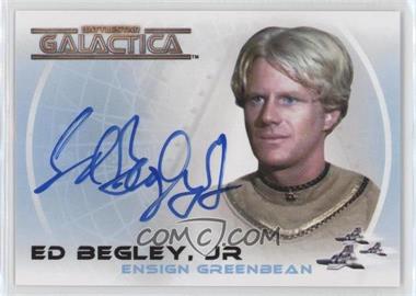 2004 Rittenhouse The Complete Battlestar Galactica - Autographs #A20 - Ed Begley Jr. as Ensign Greenbean