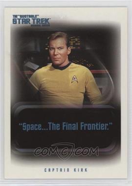 2004 Rittenhouse The "Quotable" Star Trek Original Series - Promos #P1 - Captain Kirk