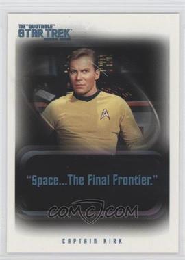 2004 Rittenhouse The "Quotable" Star Trek Original Series - Promos #P1 - Captain Kirk