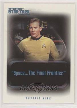 2004 Rittenhouse The "Quotable" Star Trek Original Series - Promos #P1 - Captain Kirk