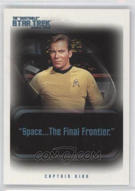 2004 Rittenhouse The "Quotable" Star Trek Original Series - Promos #P1 - Captain Kirk