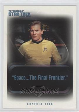 2004 Rittenhouse The "Quotable" Star Trek Original Series - Promos #P1 - Captain Kirk