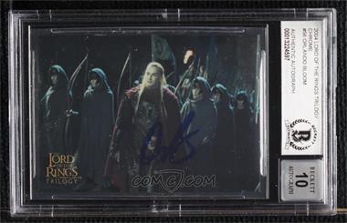 2004 Topps Chrome The Lord of the Rings Trilogy - [Base] #56 - The Two Towers - Elves Join The Fight [BAS BGS Authentic]