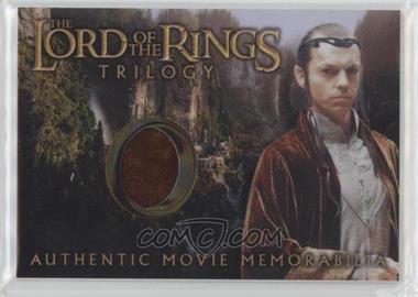 2004 Topps Chrome The Lord of the Rings Trilogy - Memorabilia #ELRR - Elrond's Rivendell Robe