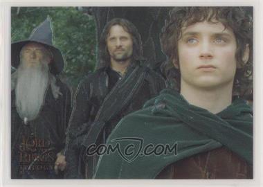 2004 Topps Chrome The Lord of the Rings Trilogy - Promos #P1 - Frodo, Aragorn, Gandalf